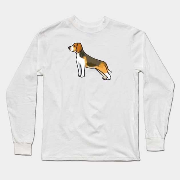 Beagle Dog Long Sleeve T-Shirt by PetinHeart